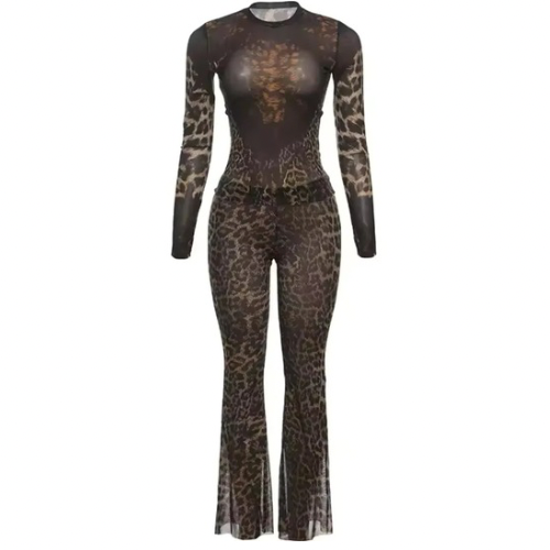 Mesh Leopard Set