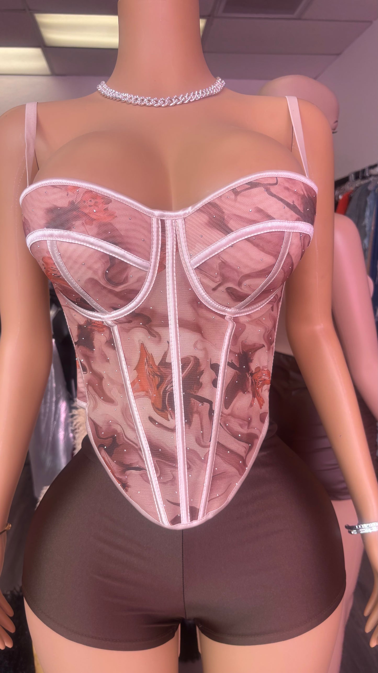 Rhinestone Corset