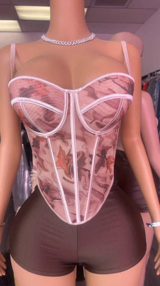 Rhinestone Corset