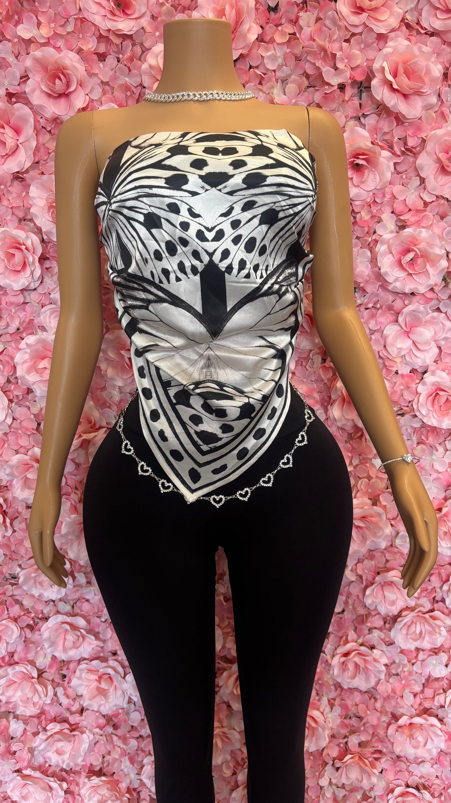Satin Scarf Top